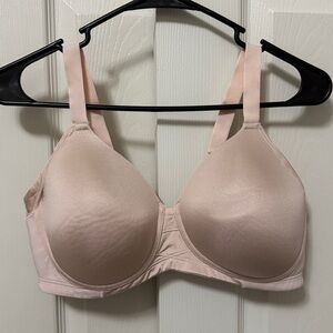 Vanity Fair Light Pink Wireless Comfort Bra